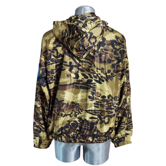 Givenchy | NWT Camo Cheetah Jacket | Khaki | Full Zip | Windbreaker | Rare - Picture 3 of 16